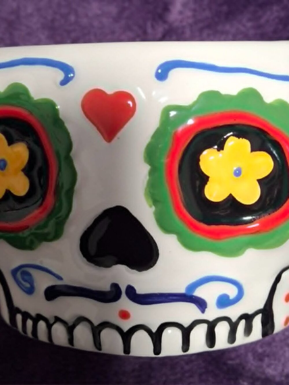 NWOT Day of the Dead Candy Dish